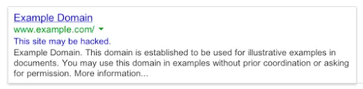 How to Know if You Need WordPress Malware Removal - Google warning